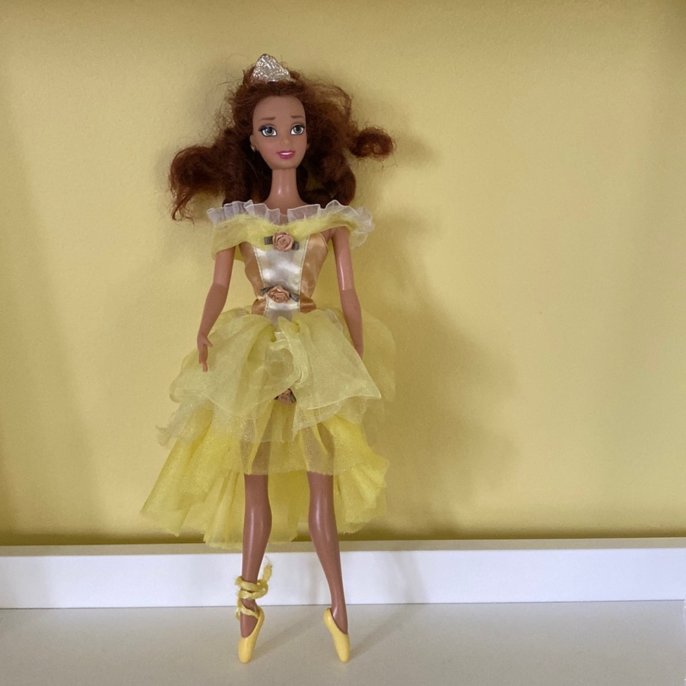 Vintage Disney Store Original Princess BELLE (Beauty  & Beast) BALLERINA DOLL